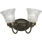 Progress Lighting - Fluted Glass Vanity Light - Lights Canada