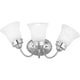 Progress Lighting - Fluted Glass Vanity Light - Lights Canada
