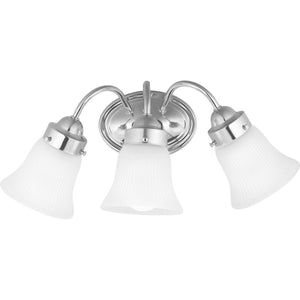 Progress Lighting - Fluted Glass Vanity Light - Lights Canada