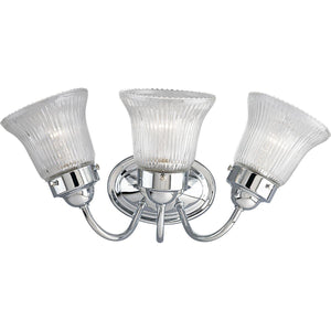 Progress Lighting - Fluted Glass Vanity Light - Lights Canada