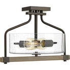 Progress Lighting - Barnes Mill Semi Flush Mount - Lights Canada