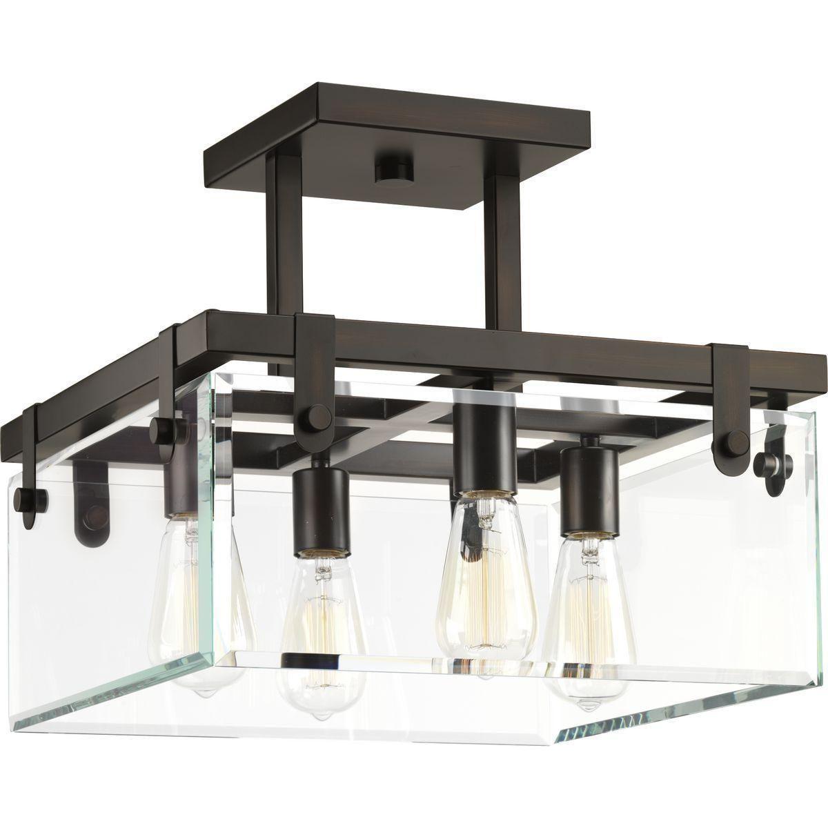 Progress Lighting - Glayse Semi Flush Mount - Lights Canada