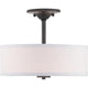Progress Lighting - Inspire Semi Flush Mount - Lights Canada