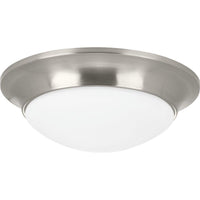 Etched Glass Flush Mount