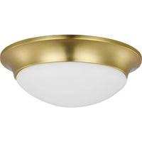 Etched Glass Close-To-Ceiling Flush Mount