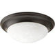Progress Lighting - Alabaster Glass Flush Mount - Lights Canada