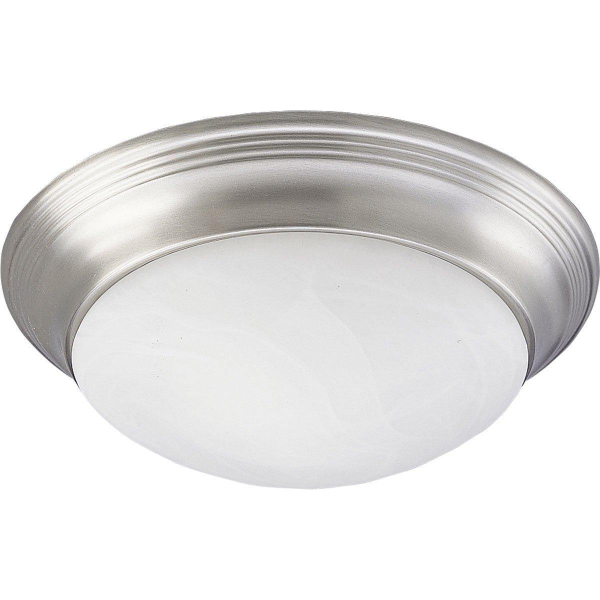 Progress Lighting - Alabaster Glass Flush Mount - Lights Canada
