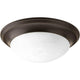 Progress Lighting - Alabaster Glass Flush Mount - Lights Canada