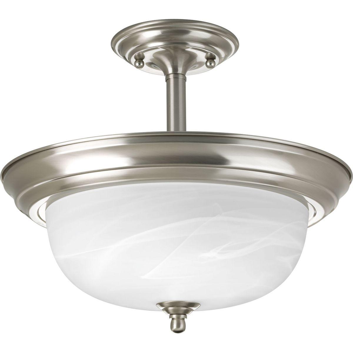 Progress Lighting - Dome Glass Semi Flush Mount - Lights Canada