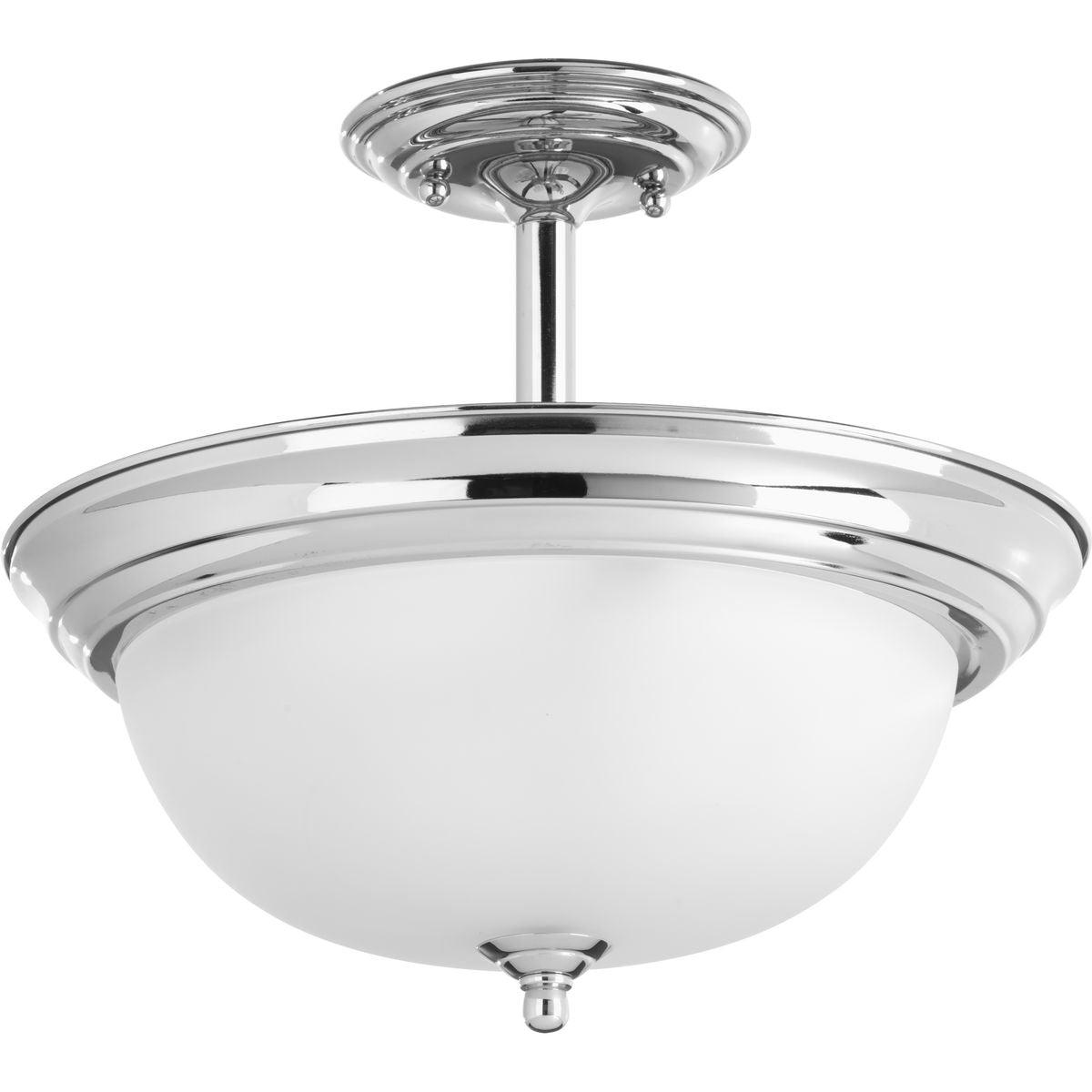 Progress Lighting - Dome Glass Semi Flush Mount - Lights Canada