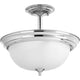 Progress Lighting - Dome Glass Semi Flush Mount - Lights Canada