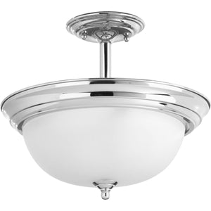 Progress Lighting - Dome Glass Semi Flush Mount - Lights Canada