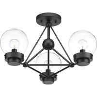 Spatial Semi Flush Mount
