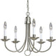 Progress Lighting - Five Light Chandelier - Lights Canada