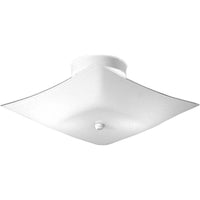 Square Glass Flush Mount