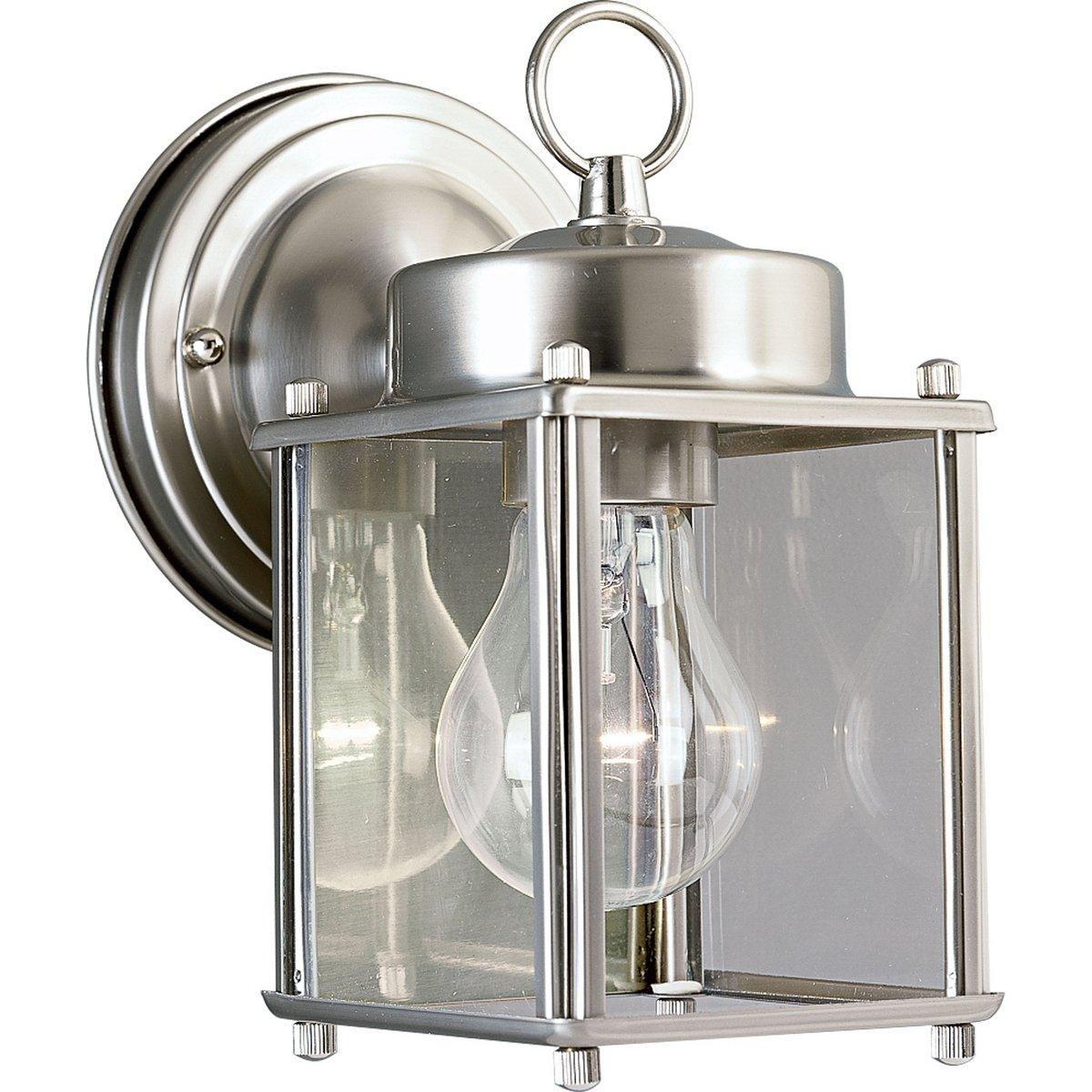 Progress Lighting - Flat Glass Lantern Outdoor Wall Light - Lights Canada