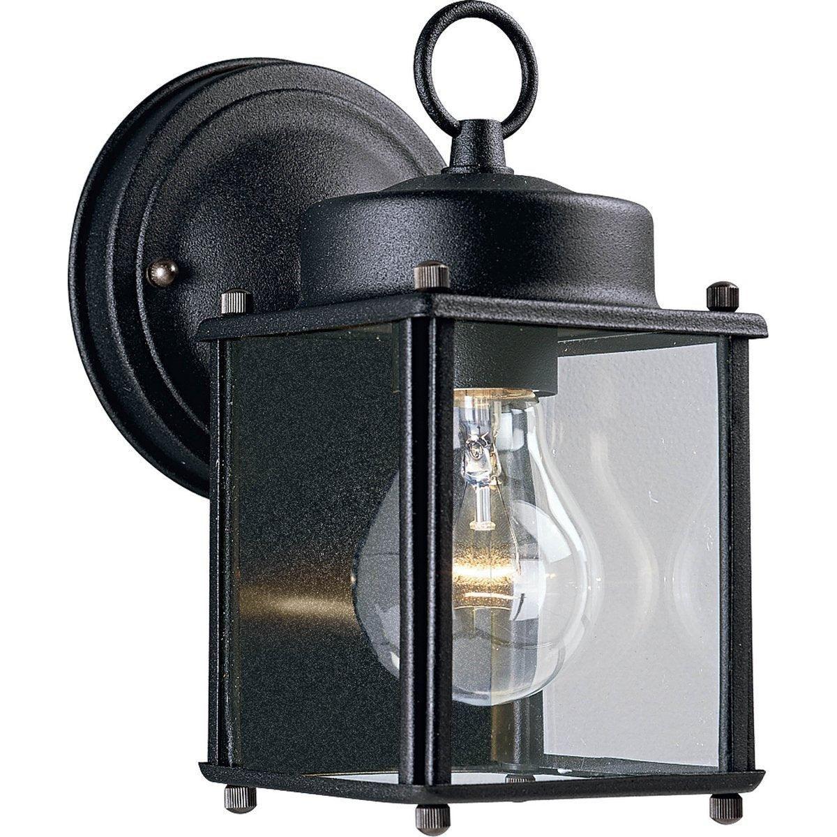 Progress Lighting - Flat Glass Lantern Outdoor Wall Light - Lights Canada