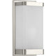 Progress Lighting - Linen Glass Sconce - Lights Canada