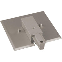 Track Light End Feed with Flush Canopy