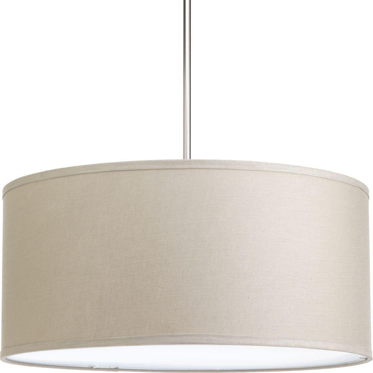 Progress Lighting - Markor 22" Drum Shade Modular Pendant System - Lights Canada