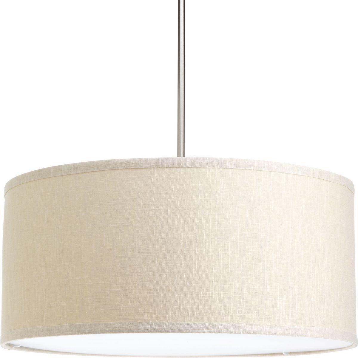 Progress Lighting - Markor 22" Drum Shade Modular Pendant System - Lights Canada