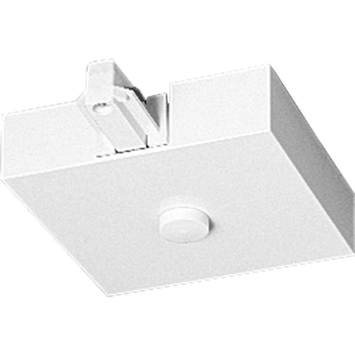 Progress Lighting - Track Light T-Bar End Feed with Canopy Cover - Lights Canada