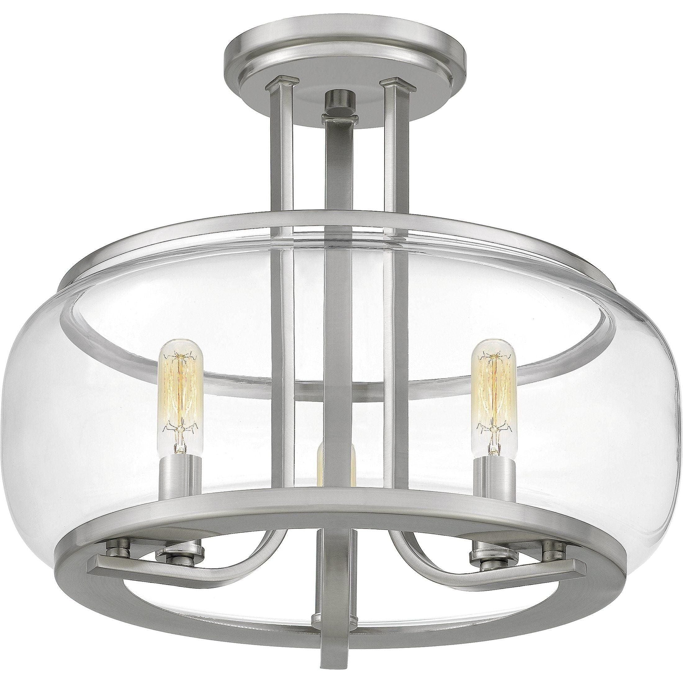 Quoizel - Pruitt Semi Flush Mount - Lights Canada