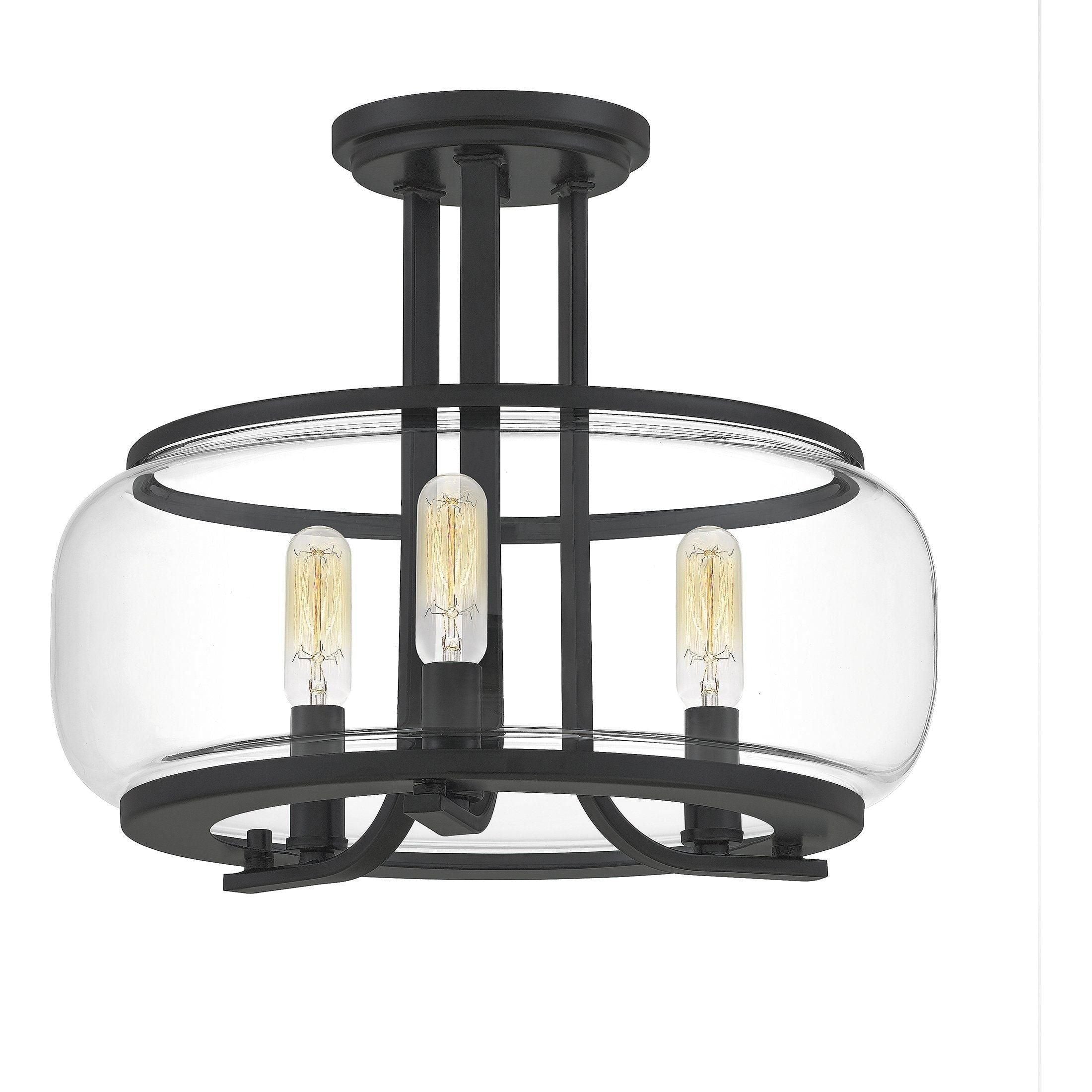 Quoizel - Pruitt Semi Flush Mount - Lights Canada