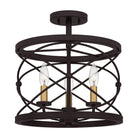 Quoizel - Potts Semi Flush Mount - Lights Canada