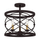 Quoizel - Potts Semi Flush Mount - Lights Canada