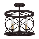 Quoizel - Potts Semi Flush Mount - Lights Canada