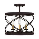 Quoizel - Potts Semi Flush Mount - Lights Canada