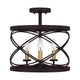 Quoizel - Potts Semi Flush Mount - Lights Canada