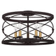 Quoizel - Potts Semi Flush Mount - Lights Canada