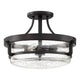 Quoizel - Outpost Semi Flush Mount - Lights Canada