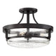Quoizel - Outpost Semi Flush Mount - Lights Canada
