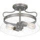 Quoizel - Tucker Semi Flush Mount - Lights Canada