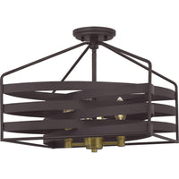 Escher Semi Flush Mount