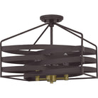 Quoizel - Escher Semi Flush Mount - Lights Canada