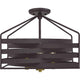 Quoizel - Escher Semi Flush Mount - Lights Canada