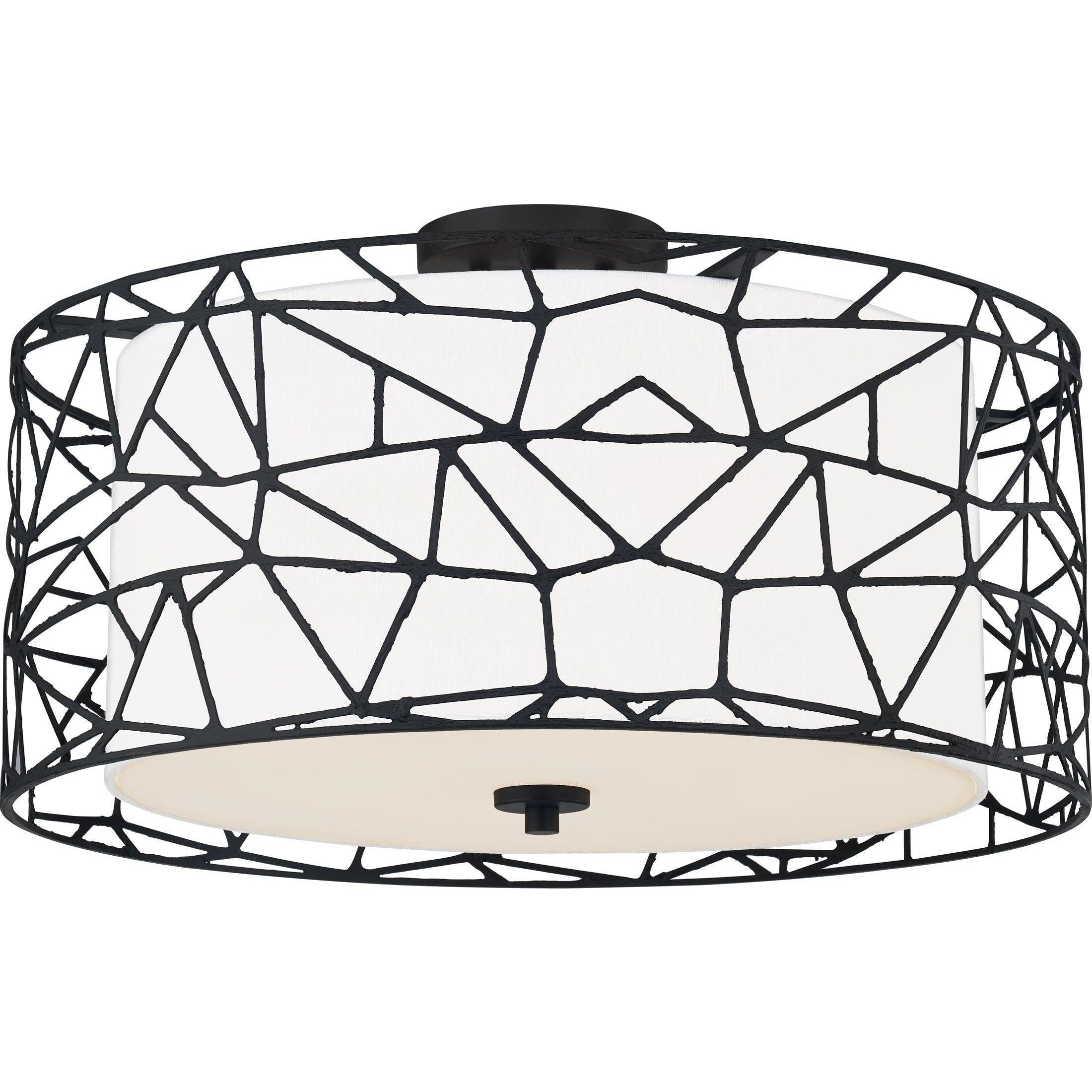 Quoizel - Newcastle Semi Flush Mount - Lights Canada