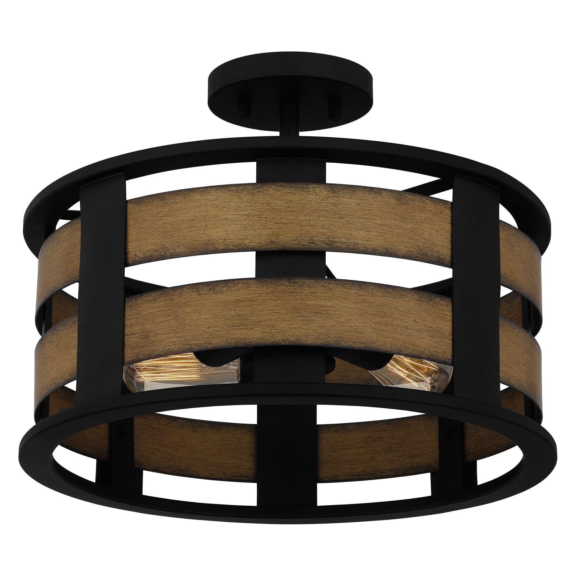 Quoizel - Milton Semi Flush Mount - Lights Canada