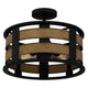 Quoizel - Milton Semi Flush Mount - Lights Canada