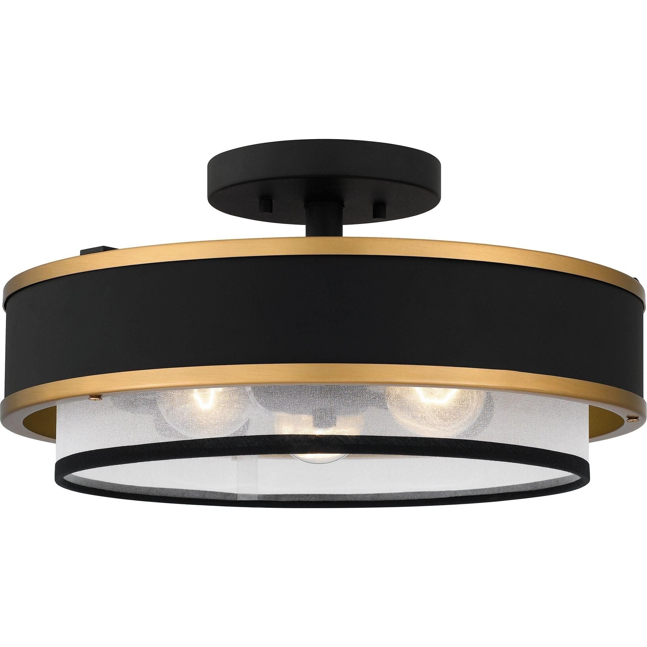 Quoizel - Lockwood Semi Flush Mount - Lights Canada