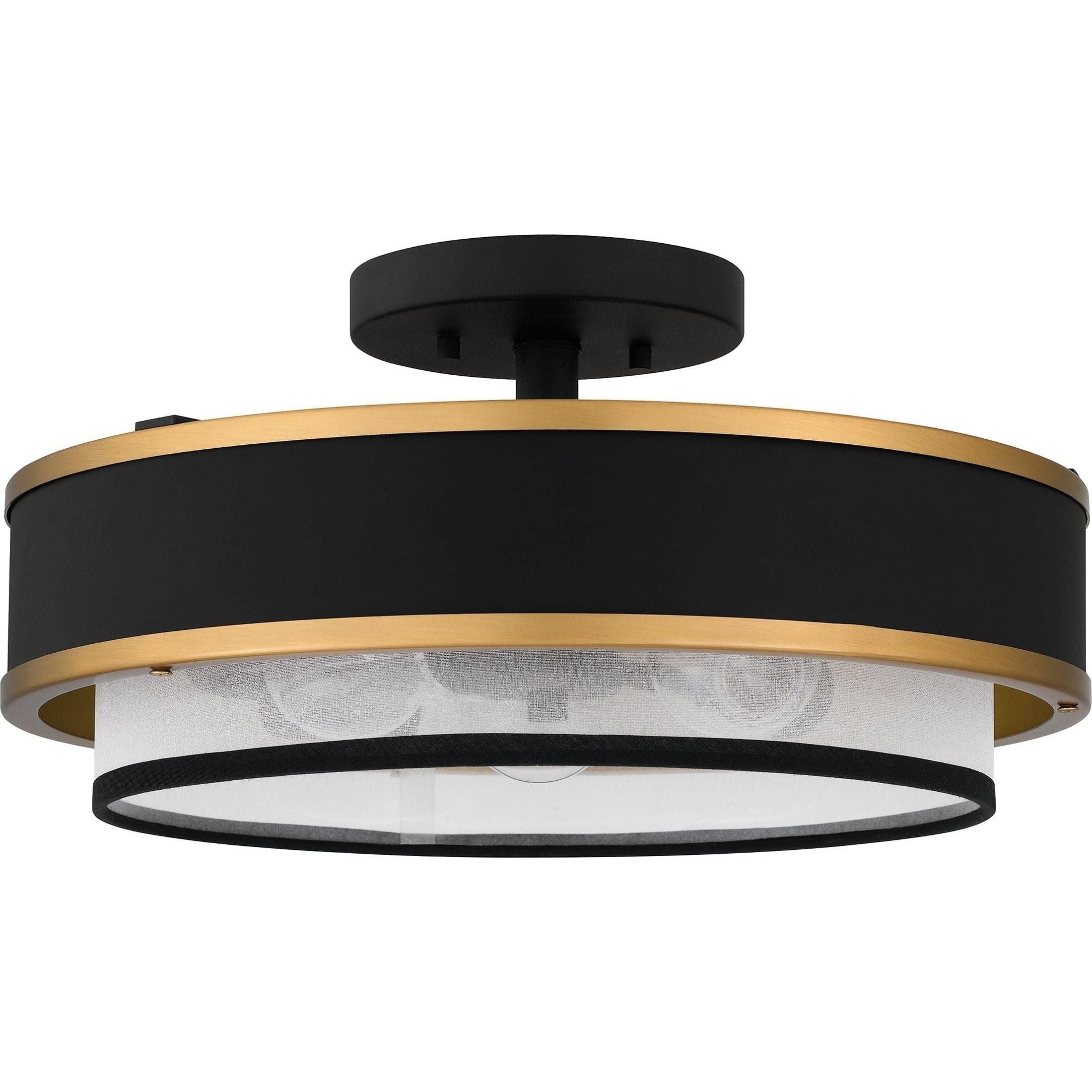 Quoizel - Lockwood Semi Flush Mount - Lights Canada