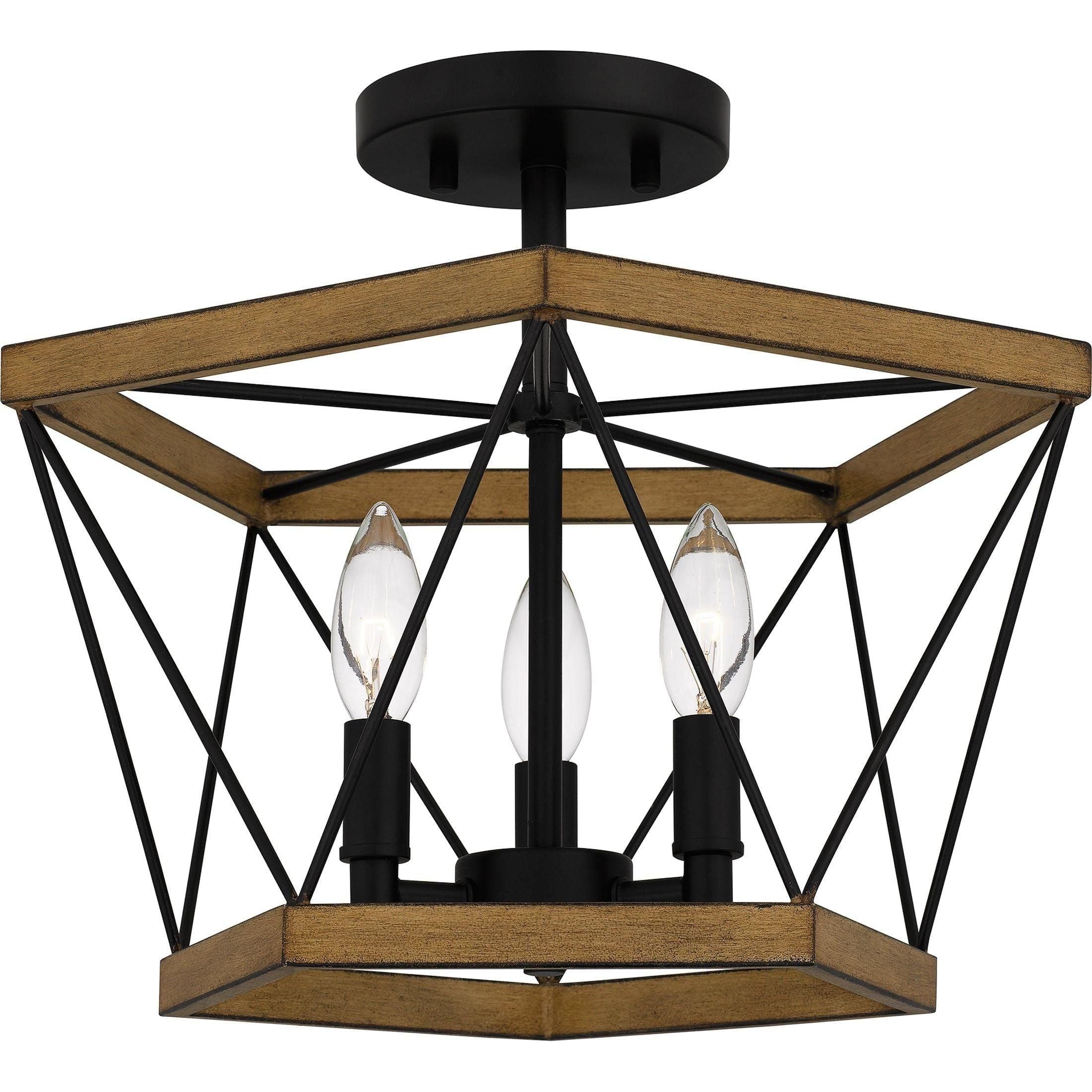 Quoizel - Wintergreen Semi Flush Mount - Lights Canada