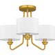 Quoizel - Ainsdale Semi Flush Mount - Lights Canada