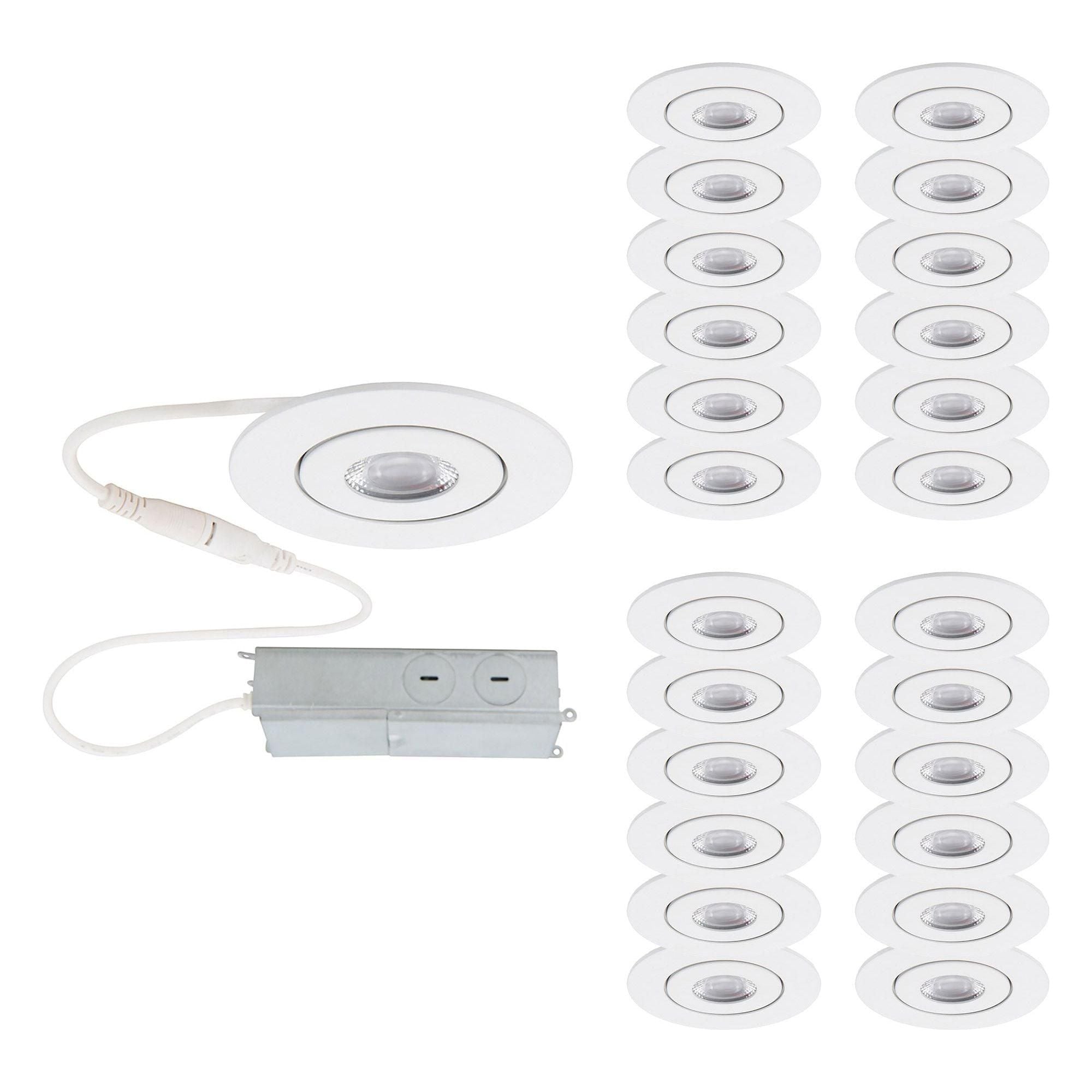 WAC Lighting - Lotos 2" LED Round Adjustable Recessed Kit (Pack of 24) - Lights Canada