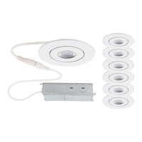 Lotos 2" LED Round Adjustable Recessed Kit (Pack of 6)