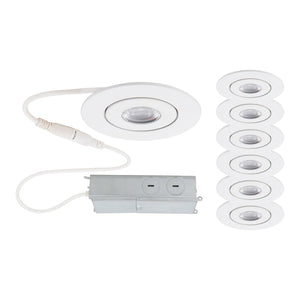 WAC Lighting - Lotos 2" LED Round Adjustable Recessed Kit (Pack of 6) - Lights Canada
